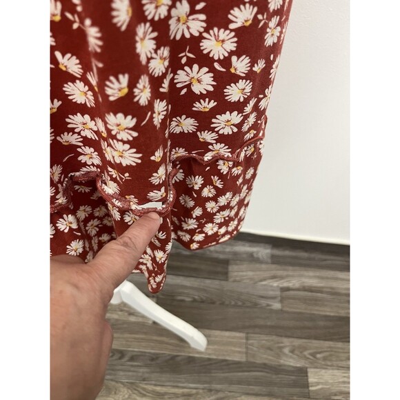 Nevena RAE women’s dress Floral 2X Sleeveless Smocked Waist Layered Pullover - Picture 3 of 15